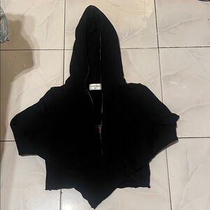 Cotton Citizen Black Zip-Up Hoodie